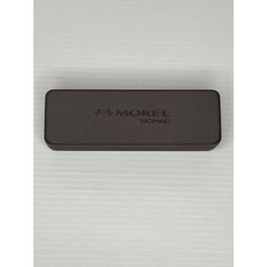 MOREL NOMAD Hard Shell Glasses Sunglasses Case Clam Style Brown With Wipe